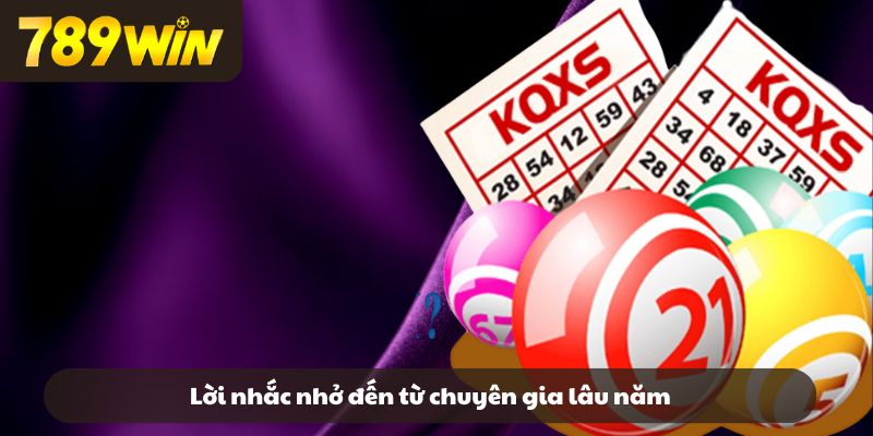 Lời nhắc nhở đến từ chuyên gia lâu năm